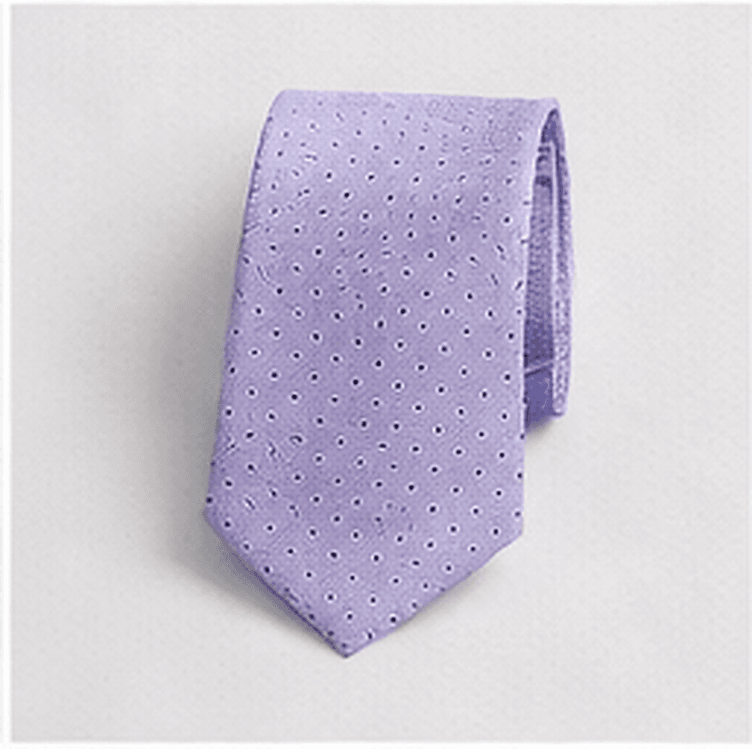 小紋ネクタイ（ラベンダー）