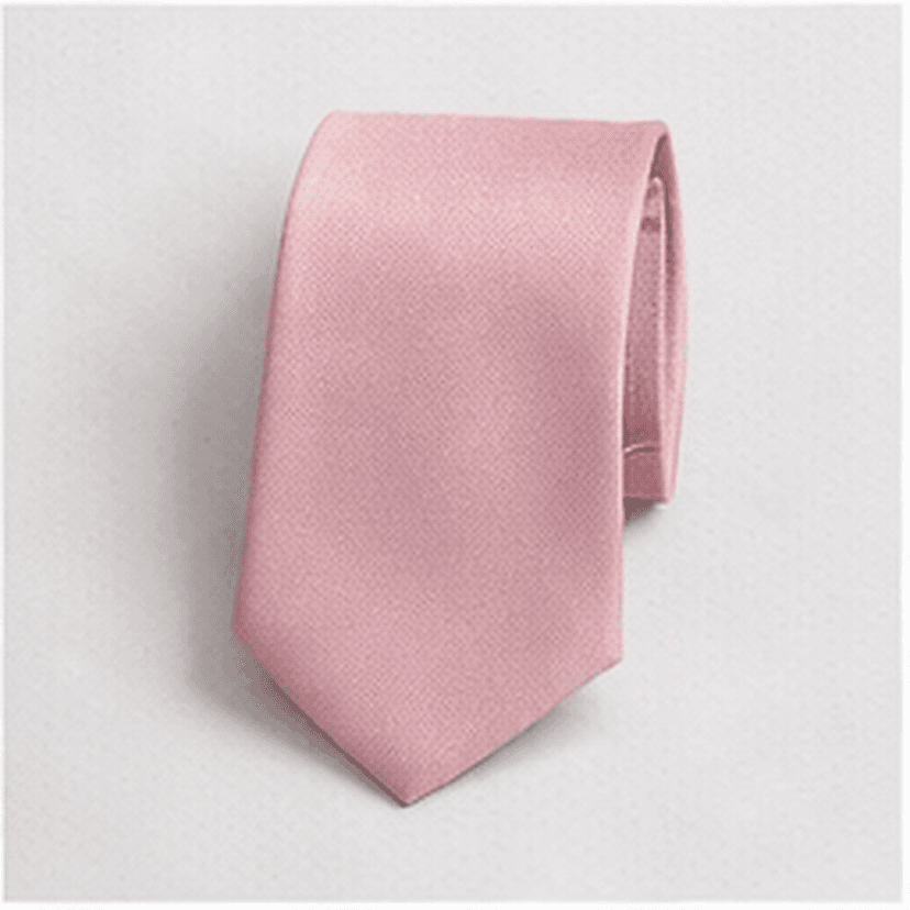 ソリッドネクタイ（ピンク）