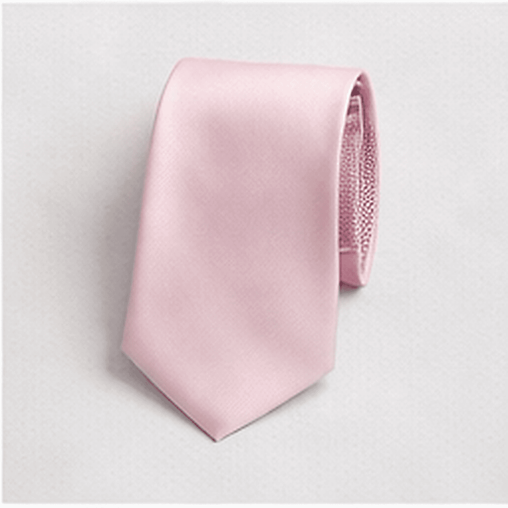 ソリッドネクタイ（ライトピンク）