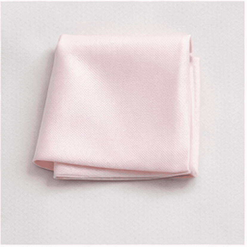 ソリッドポケットチーフ（ライトピンク）